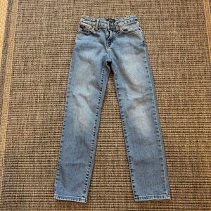 Ralph Lauren Blue Denim Jeans Straight-Leg Style